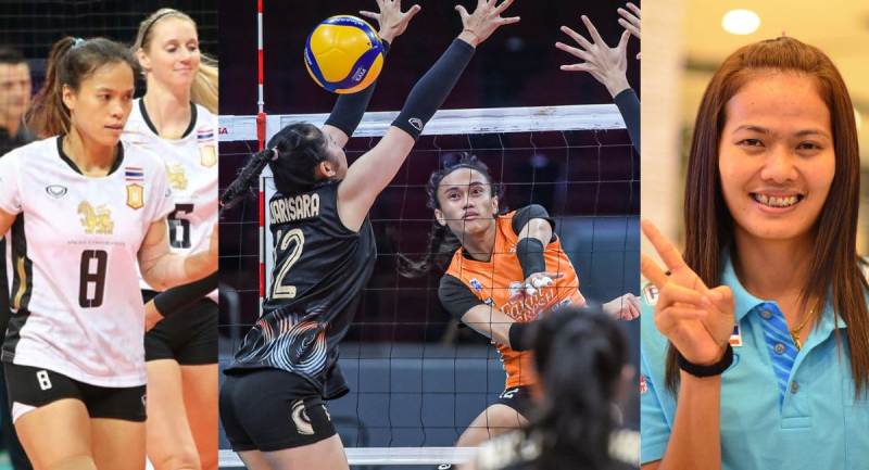 Two Thai women's volleyball legends praised all the words to be invited to the Philippines to be friendly - Photo 1