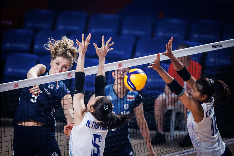 Thai women's volleyball loses against the dirty rival at Volleyball Nations League 2023 - Photo 1