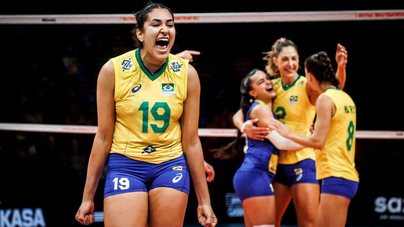 Brazilian women's volleyball team summoned 'hero' to fight China in the quarterfinals of Volleyball Nations League 2023 - Photo 1