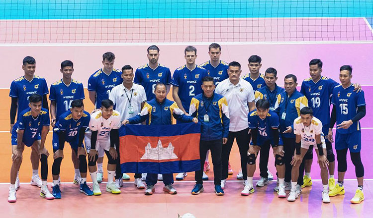 The Cambodian volleyball team hired 4 foreign soldiers still empty -handed, the federation said comfort - Photo 1