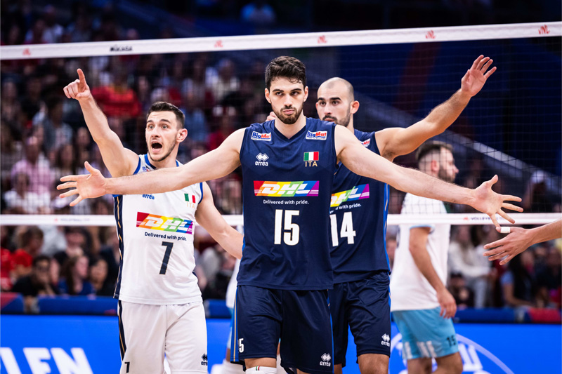 The Italian men's volleyball is 'salad' Argentina, confronting the US in the semi -finals of Volleyball Nations League 2023 - Photo 1