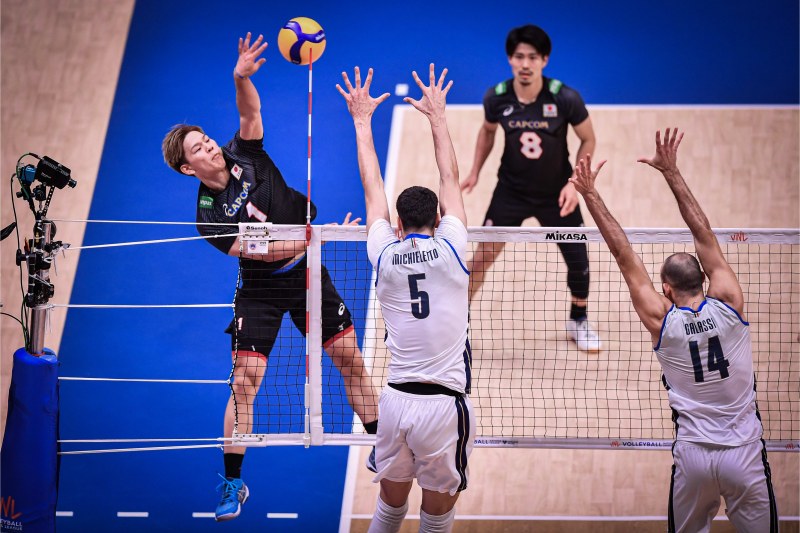 Men's Men's Volleyball Recruitment 'Self -Losing' to Italy, receiving the first defeat at the Volleyball Nations League 2023 - Photo 1