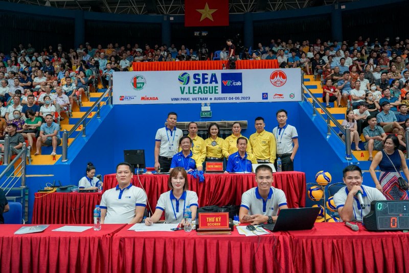 The beauty of the female referee caused fever in Sea V.League 2023 because of being so beautiful - Photo 6