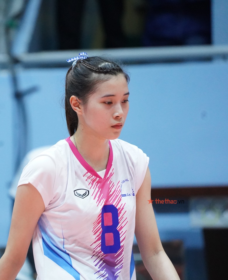 The beauty of the volleyball Dang Thu Huyen is like Miss Universe Thailand - Photo 1