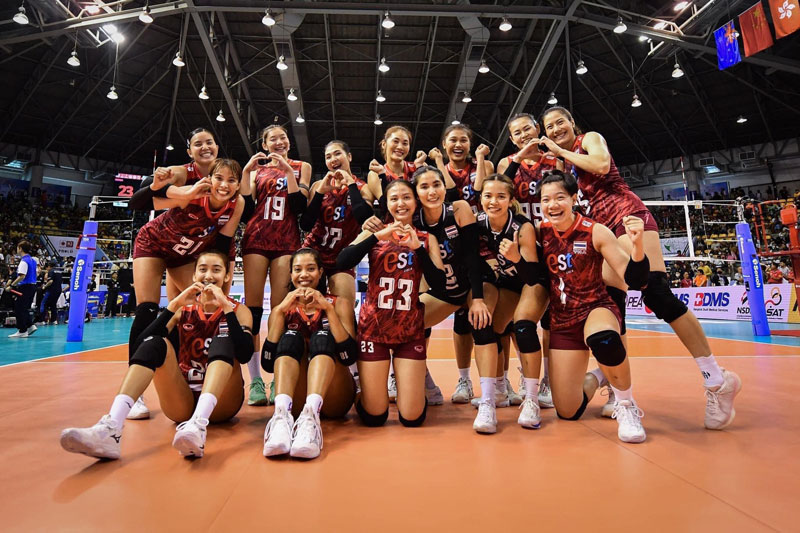 The concentration list of Thai women's volleyball team 2024: Many foreign soldiers play in Vietnam present - Photo 1