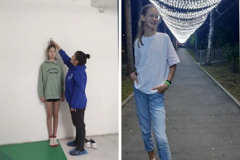 The new Russian 'Volleyball Dinosaur', 10 years old, is 1.90m tall - Photo 1