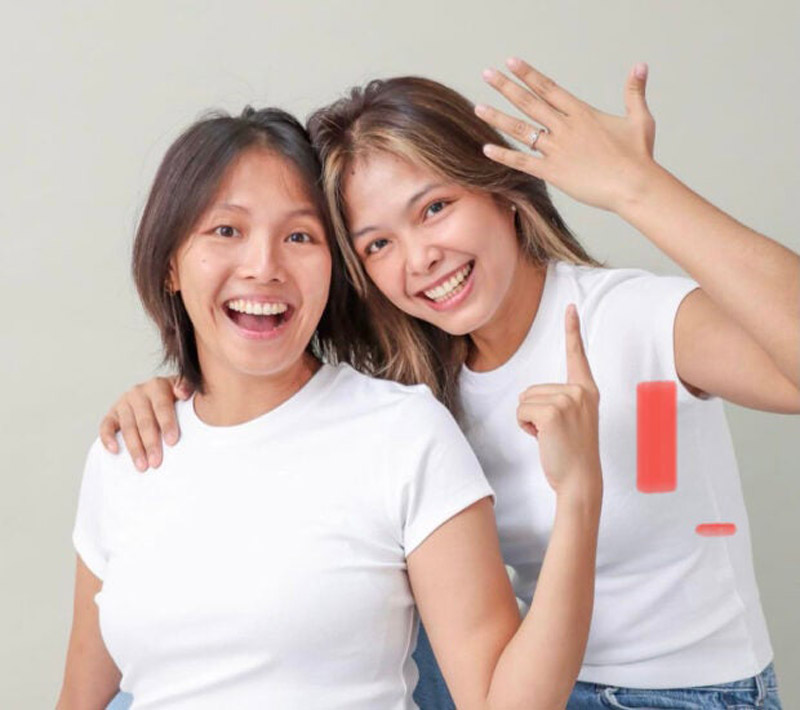 Two Philippine women's volleyball stars announced their engagement, about to share the same house - Photo 1