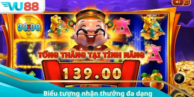 Biểu tượng nhận thưởng đa dạng