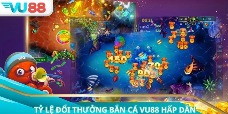 Cơ chế thưởng bắn cá VU88 công khai và giá trị cao