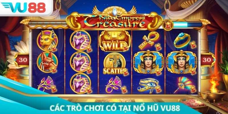 Nhiều thể loại game trong nổ hũ VU88 cho người chơi